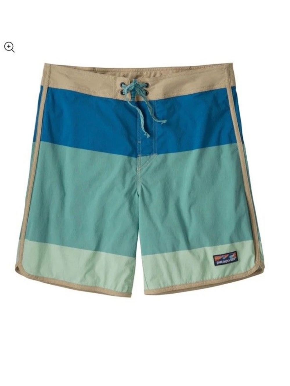 Patagonia Men's Scallop Hem Stretch Wavefarer Boardshorts  EUC Size 38